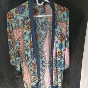 Beautiful Smoking Jacket/Bed Jacket/Robe